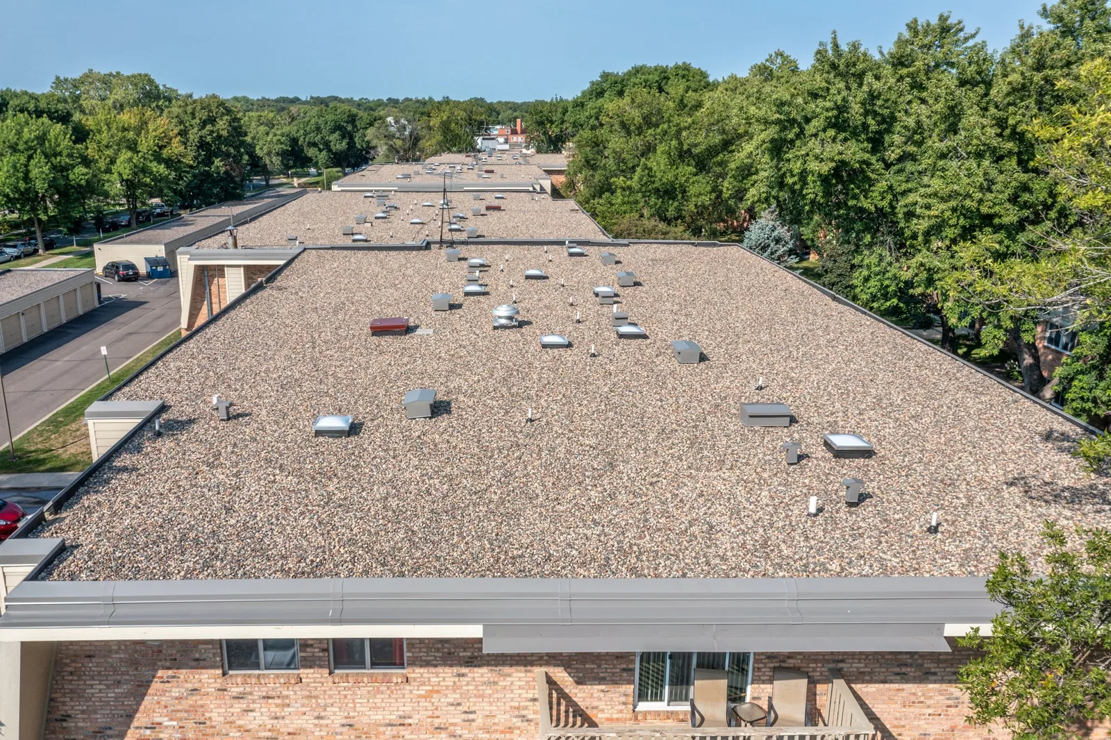 Commercial Wind Damage Roof Repair in Fishers, IN