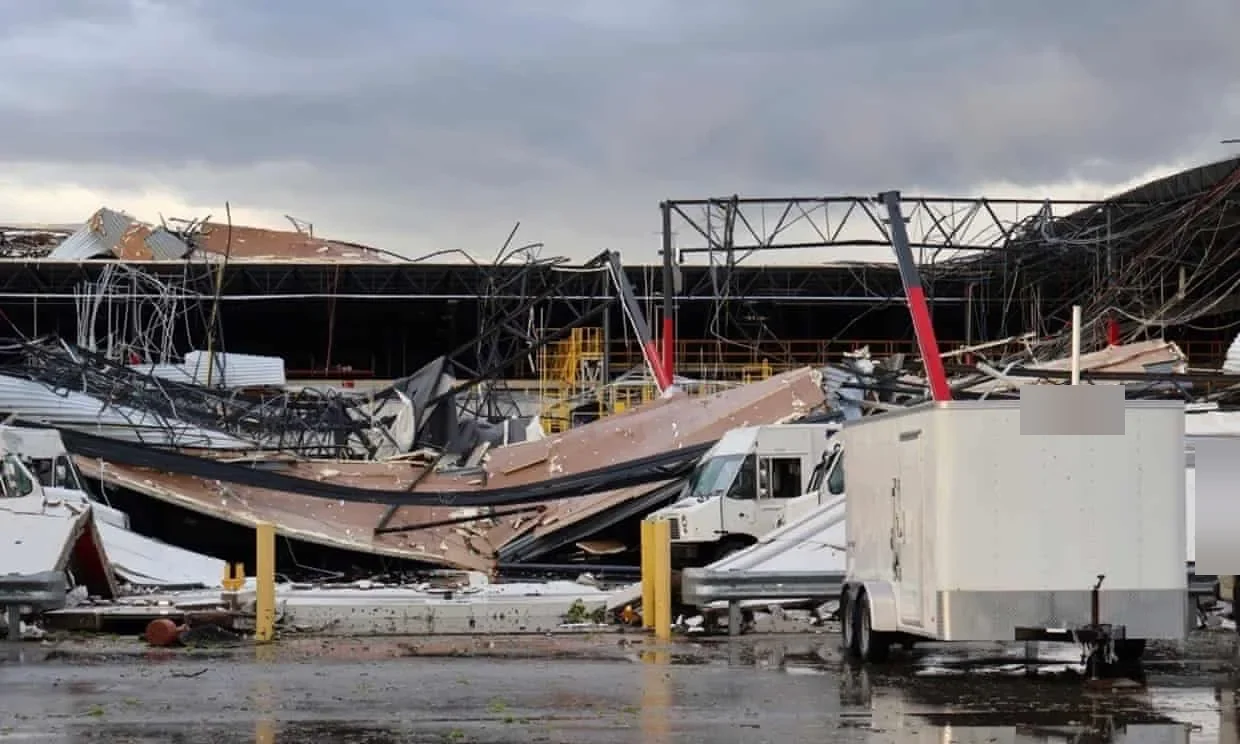 Commercial Wind Damage Roof Repair in Fishers, IN